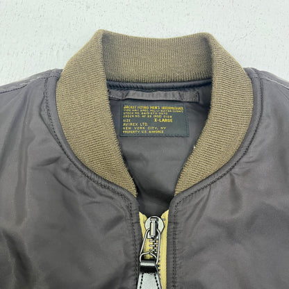【中古】AVIREX | アヴィレックス MA-1 MODIFIED COLOR:VINTAGE LINE ミリタリージャケット 783-5952023 ブラック サイズ：XL【加古川店】