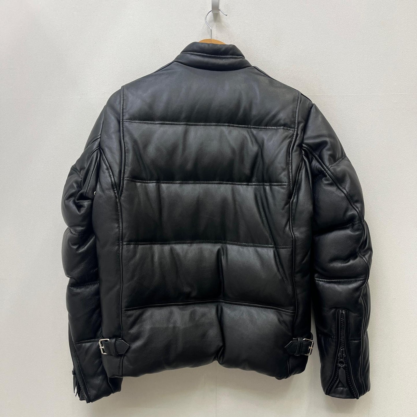 【中古】schott | ショット レザーダウンジャケット ダウンジャケット 3151038 ブラック サイズ：M【加古川店】