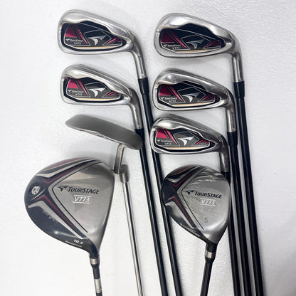 【中古】【ゴルフ用品】 BRIDGESTONE | ブリヂストン TOURSTAGE V773(2018) 8本ｾｯﾄ 1W.5W.6~9.P.Pt(PING) 【加古川店】