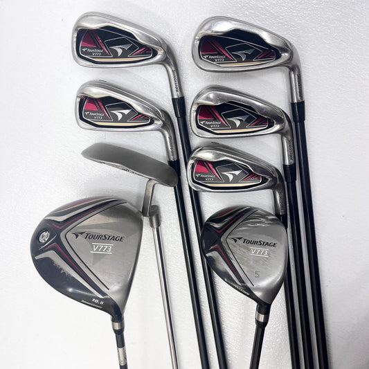 【中古】【ゴルフ用品】 BRIDGESTONE | ブリヂストン TOURSTAGE V773(2018) 8本ｾｯﾄ 1W.5W.6~9.P.Pt(PING) 【加古川店】