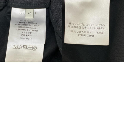 【中古】GUCCI | グッチ 国内正規品 パンツ 472975 ブラック サイズ：46【加古川店】