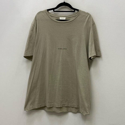 【中古】SAINT LAURENT | サンローラン 国内正規品 半袖Ｔシャツ 648102 ベージュ サイズ：M【加古川店】