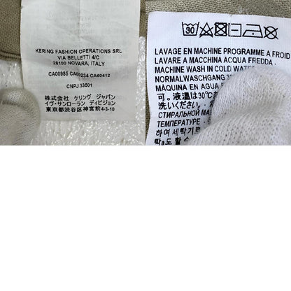 【中古】SAINT LAURENT | サンローラン 国内正規品 半袖Ｔシャツ 648102 ベージュ サイズ：M【加古川店】