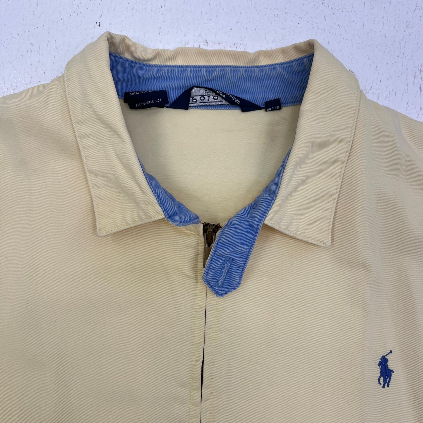 【中古】POLO RALPH LAUREN | ポロ・ラルフローレン USA製三角タグ スイングトップ イエロー サイズ：XL【加古川店】