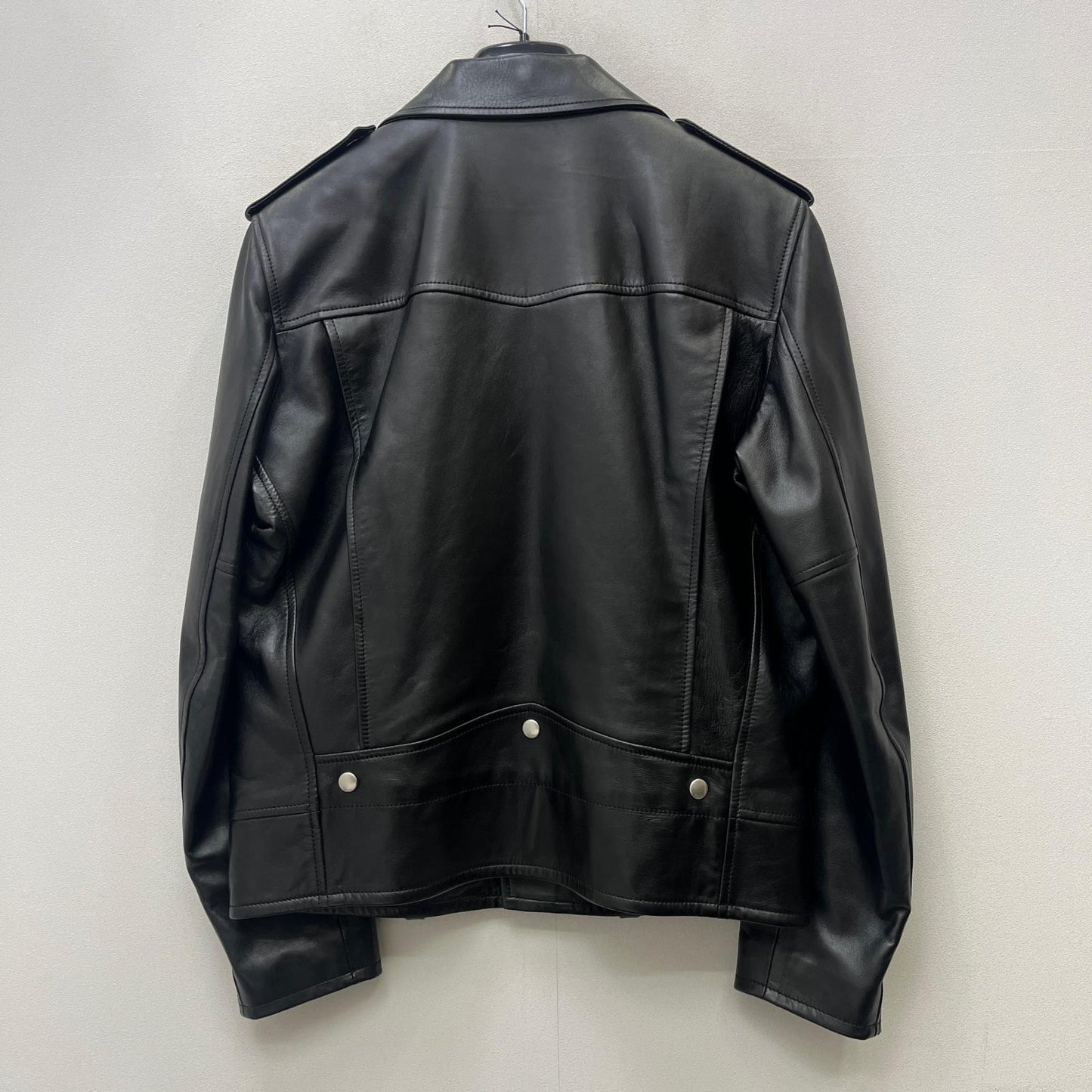 【中古】SAINT LAURENT | サンローラン ｸﾗｼｯｸﾓｰﾀｰｻｲｸﾙｼﾞｬｹｯﾄ 国内正規品 ライダースジャケット 484284 Y5YA2 ブラック サイズ：50【加古川店】