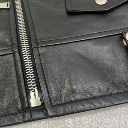 【中古】SAINT LAURENT | サンローラン ｸﾗｼｯｸﾓｰﾀｰｻｲｸﾙｼﾞｬｹｯﾄ 国内正規品 ライダースジャケット 484284 Y5YA2 ブラック サイズ：50【加古川店】
