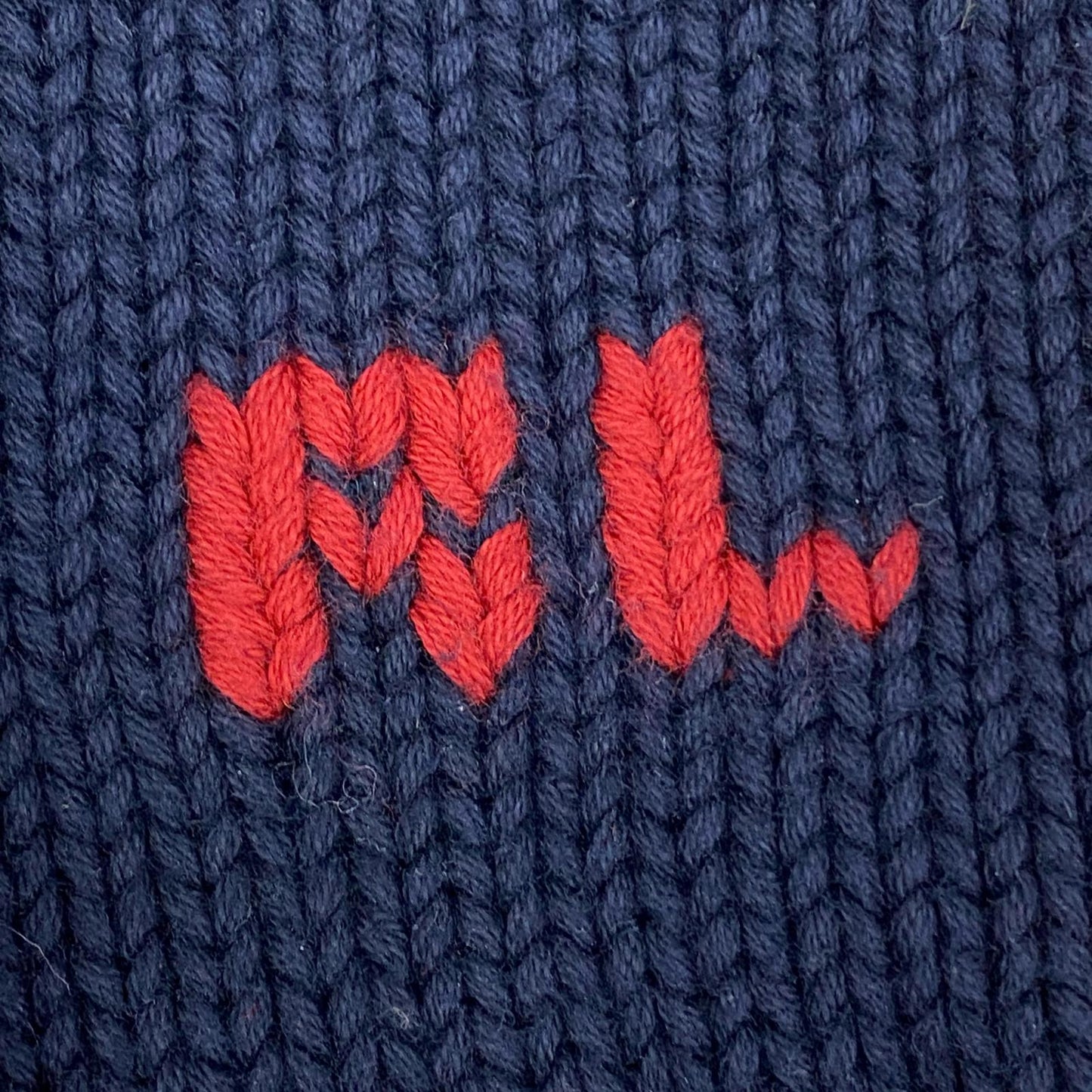 【中古】POLO RALPH LAUREN | ポロ・ラルフローレン 星条旗ニット ニット ネイビー サイズ：L【加古川店】