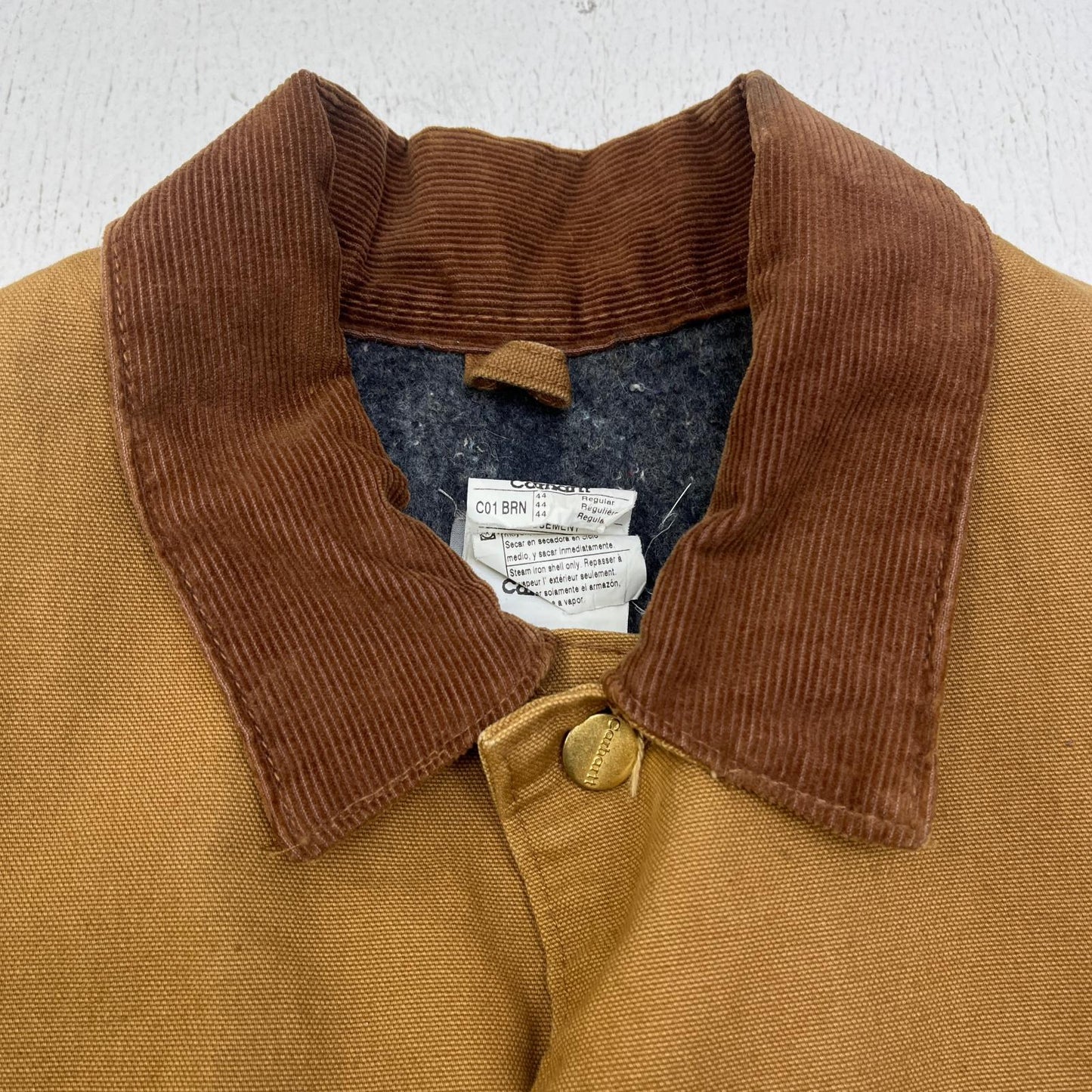 【中古】Carhartt | カーハート DUCK CHORE COAT カバーオール C01 BRN ブラウン サイズ：44【加古川店】