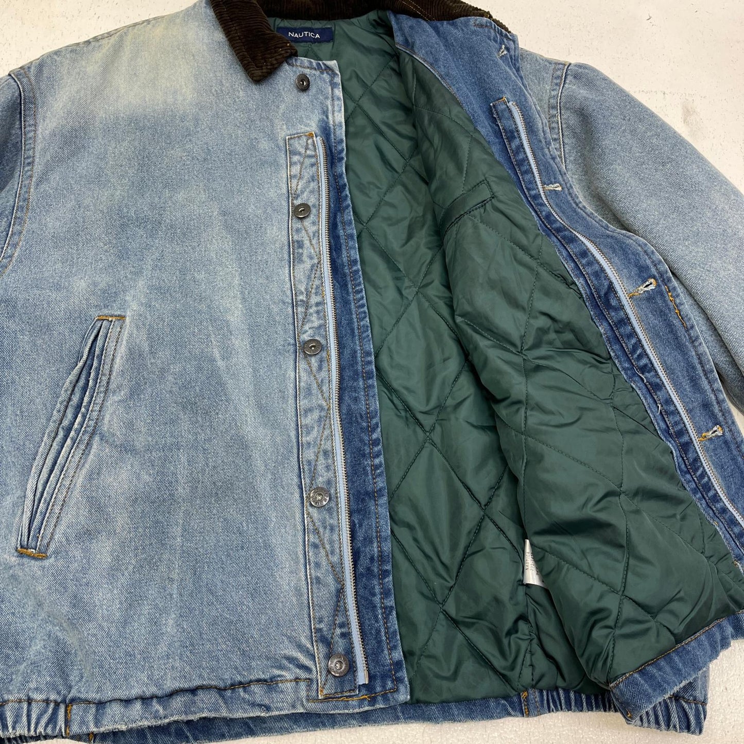 【中古】NAUTICA | ノーティカ DENIM BLOUSON デニム 233-1422 インディゴ サイズ：XL【加古川店】