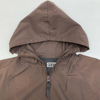 【中古】GOODENOUGH | グッドイナフ zip up nylon parka パーカー ブラウン サイズ：M【加古川店】