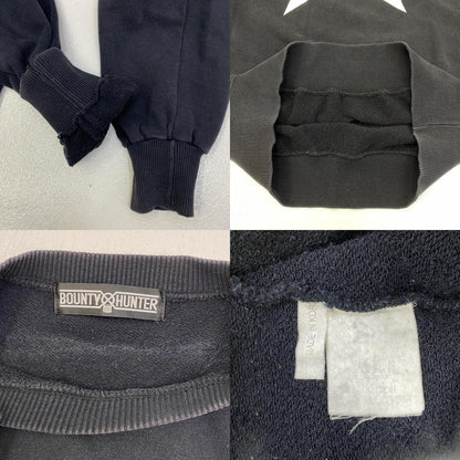【中古】BOUNTY HUNTER | バウンティーハンター STAR LOGO CREW NECK SWEAT 初期 スウェット ブラック【加古川店】