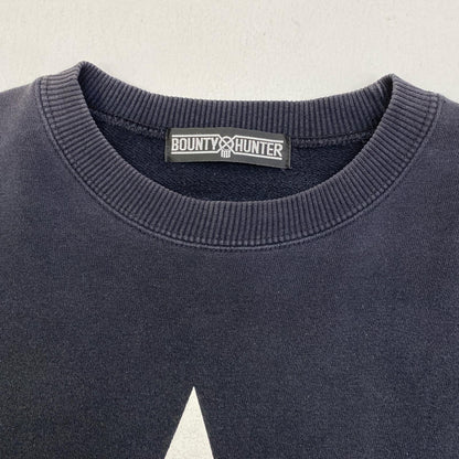 【中古】BOUNTY HUNTER | バウンティーハンター STAR LOGO CREW NECK SWEAT 初期 スウェット ブラック【加古川店】