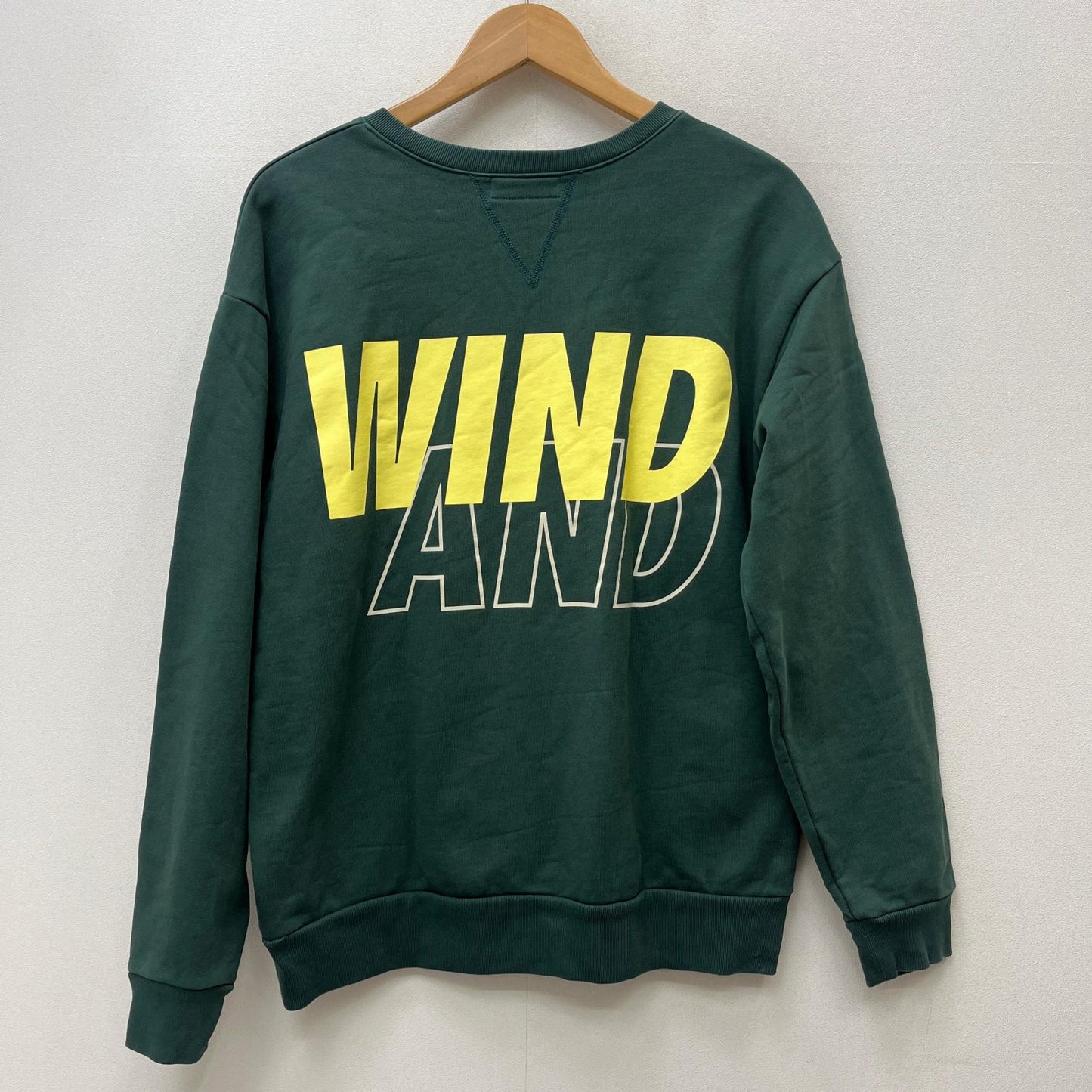 【中古】WIND AND SEA | ウィンダンシーウインダンシー SEA ロゴ スウェット グリーン サイズ：M【加古川店】