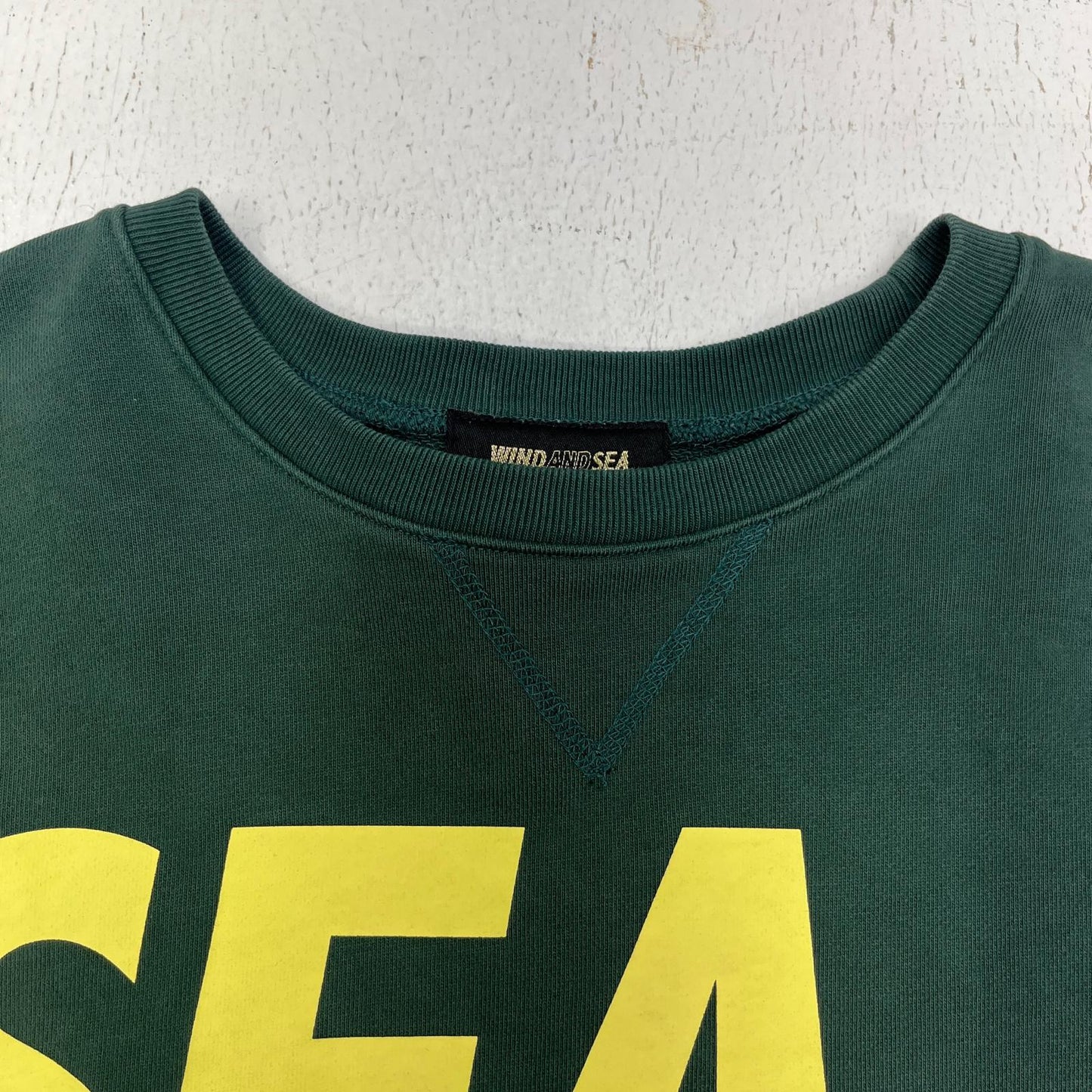 【中古】WIND AND SEA | ウィンダンシーウインダンシー SEA ロゴ スウェット グリーン サイズ：M【加古川店】