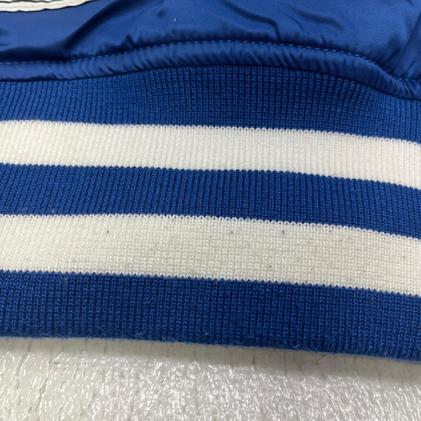 【中古】ALPHA | アルファ Los Angeles Dodgers new era ミリタリージャケット ライトブルー サイズ：L【加古川店】