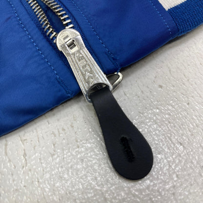 【中古】ALPHA | アルファ Los Angeles Dodgers new era ミリタリージャケット ライトブルー サイズ：L【加古川店】