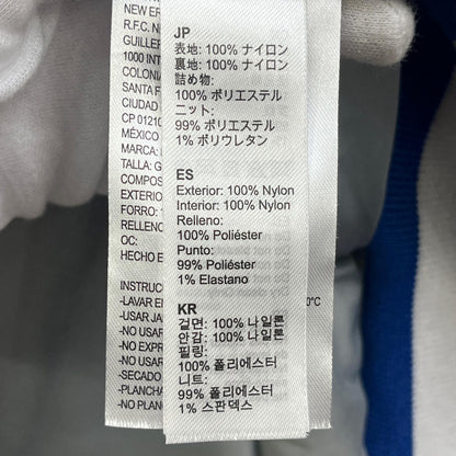 【中古】ALPHA | アルファ Los Angeles Dodgers new era ミリタリージャケット ライトブルー サイズ：L【加古川店】