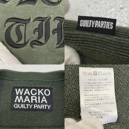 【中古】WACKOMARIA | ワコマリア HEAVY WEIGHT CREW NECK SWEAT スウェット カーキ サイズ：L【加古川店】