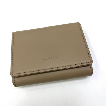 【中古】Yohji Yamamoto | ヨウジヤマモト Compact discord 三つ折り財布 DO-A96-707 ベージュ【加古川店】