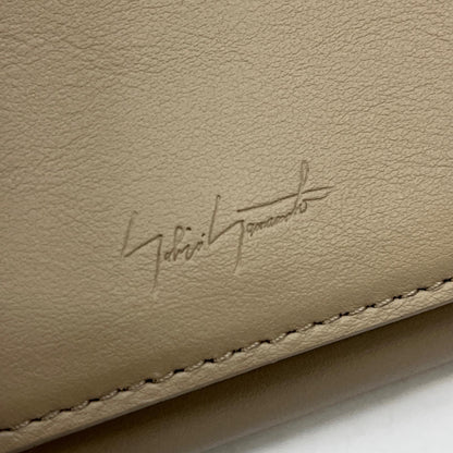 【中古】Yohji Yamamoto | ヨウジヤマモト Compact discord 三つ折り財布 DO-A96-707 ベージュ【加古川店】
