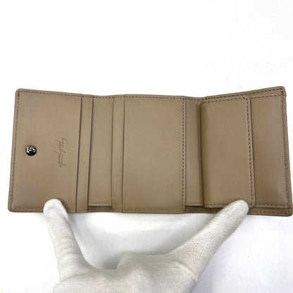 【中古】Yohji Yamamoto | ヨウジヤマモト Compact discord 三つ折り財布 DO-A96-707 ベージュ【加古川店】