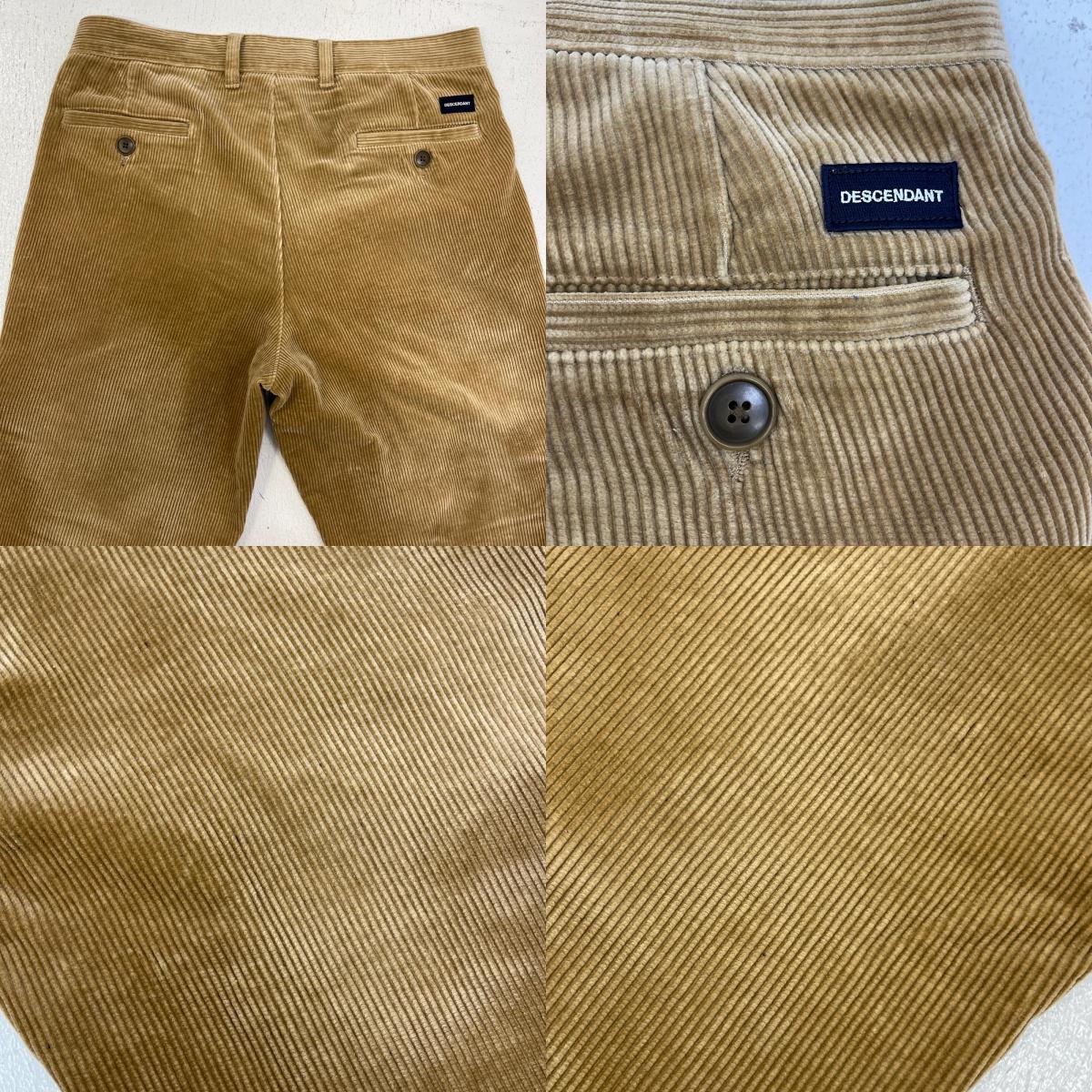 【中古】DESCENDANT | ディセンダント DC-3 WIDE パンツ ベージュ サイズ：3【加古川店】