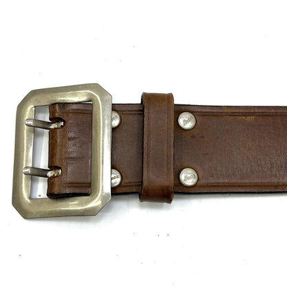 【中古】BUCO(REAL McCOY'S) | ブコ スタッズベルト ベルト ブラウン サイズ：36【加古川店】