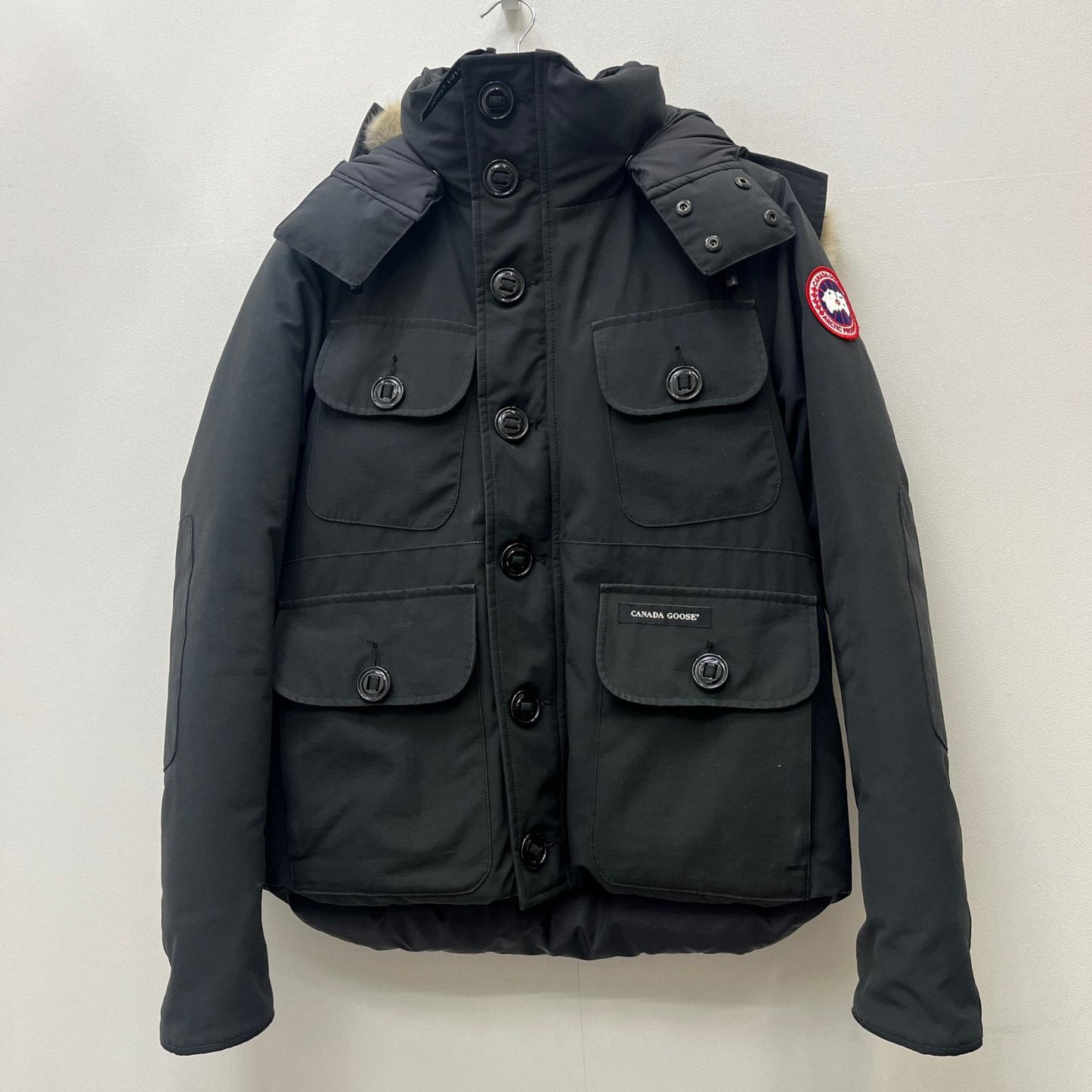【中古】CANADA GOOSE | カナダグース RUSSELL PARKA ｻｻﾞﾋﾞｰﾘｰｸﾞ国内正規 ダウンジャケット 2301JM ブラック サイズ：S【加古川店】