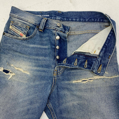 【中古】DIESEL | ディーゼル 2010 D-MACS デニムパンツ インディゴ サイズ：26【加古川店】