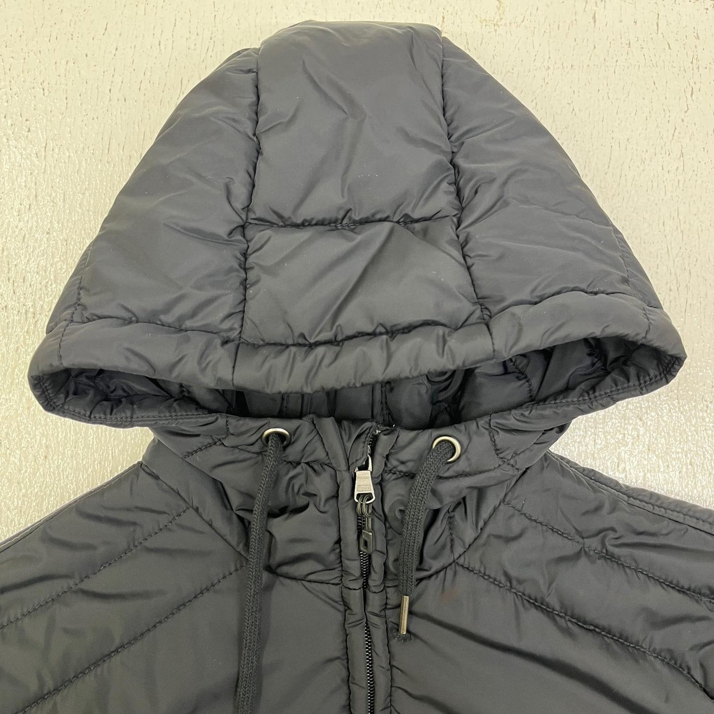 【中古】POLO RALPH LAUREN | ポロ・ラルフローレン padded knit hooded jacket 国内正規品 その他アウター ブラック サイズ：S【加古川店】