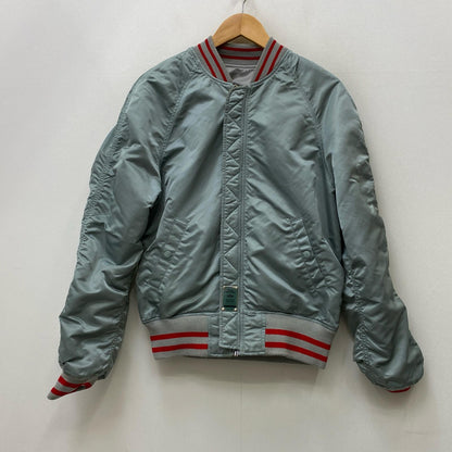 【中古】ALPHA | アルファ MA-1 Souvenir Double Dragon Jacket ミリタリージャケット ta0616-269 グレー サイズ：S【加古川店】