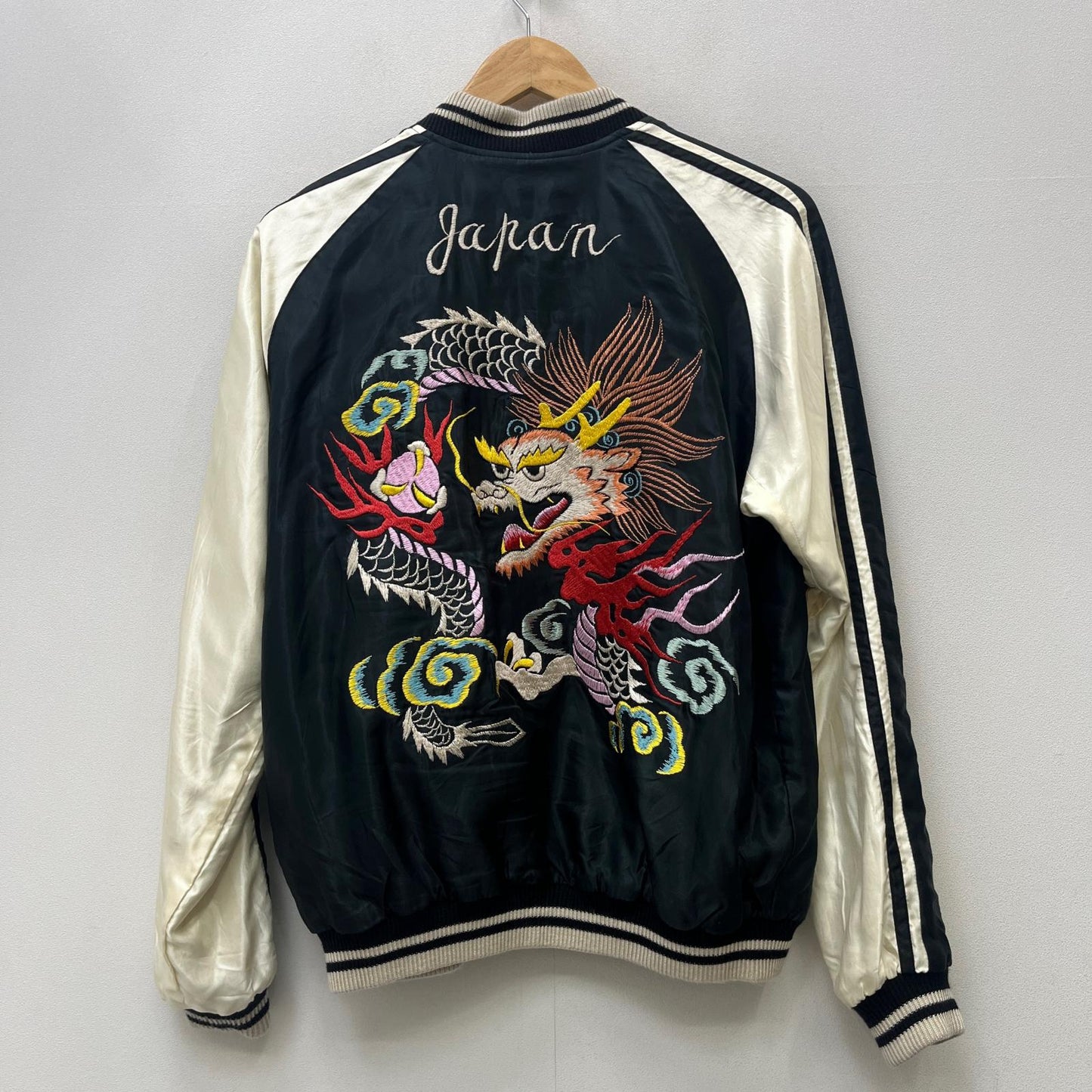 【中古】 東洋エンタープライズ WHITE DRAGON EAGLE 1950s Style Acetate スーベニアジャケット TT15682 サイズ：L【加古川店】