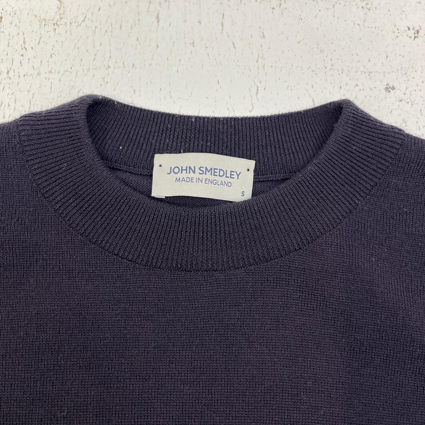 【中古】JOHN SMEDLEY | ジョンスメドレー ニット ネイビー サイズ：S【加古川店】