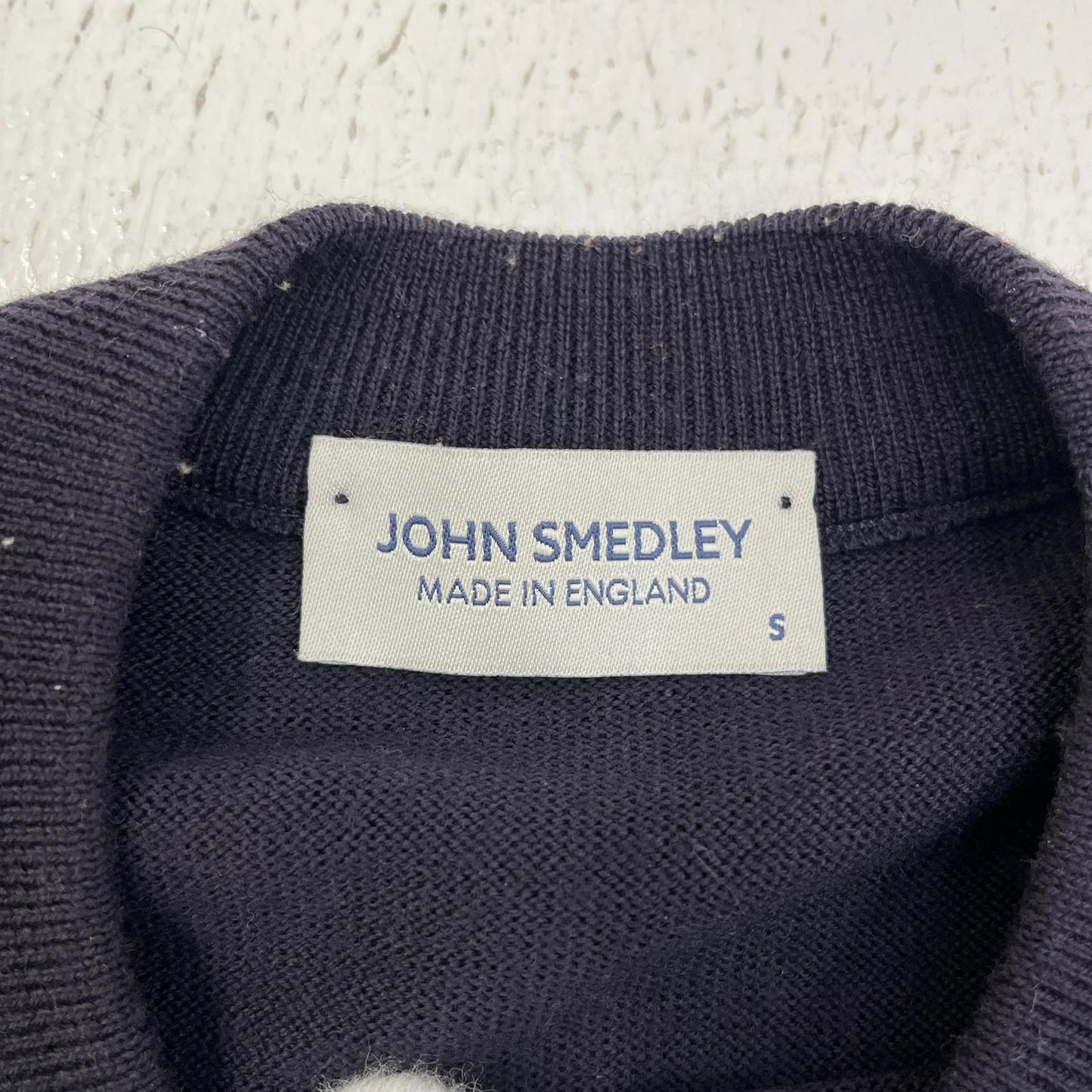 【中古】JOHN SMEDLEY | ジョンスメドレー ニット ネイビー サイズ：S【加古川店】