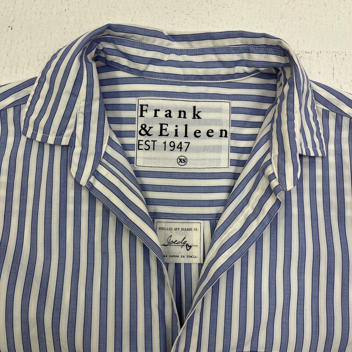 【中古】Frank&Eileen | フランクアンドアイリーン JOEDY/WBSI 長袖シャツ 3710700241 サイズ：XS【加古川店】