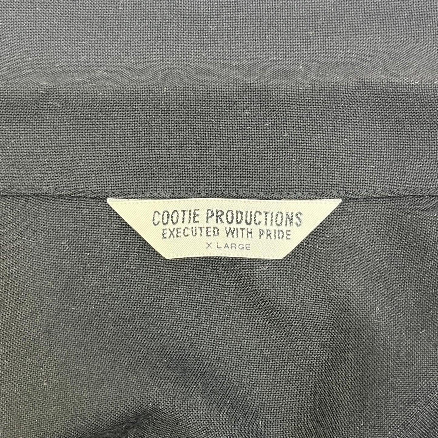 【中古】COOTIE | クーティー T/W Work Jacket 長袖シャツ CTE-19A203 ブラック サイズ：XL【加古川店】