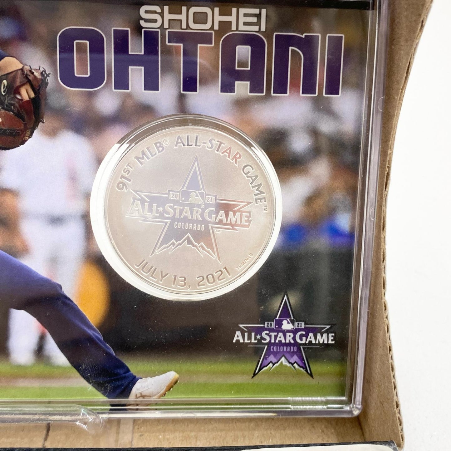 【中古】 大谷翔平 MLBオールスターゲーム2021 初出場記念 シルバーコインカード ロサンゼルス・エンゼルス【加古川店】