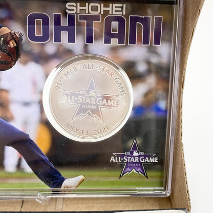 【中古】 大谷翔平 MLBオールスターゲーム2021 初出場記念 シルバーコインカード ロサンゼルス・エンゼルス【加古川店】
