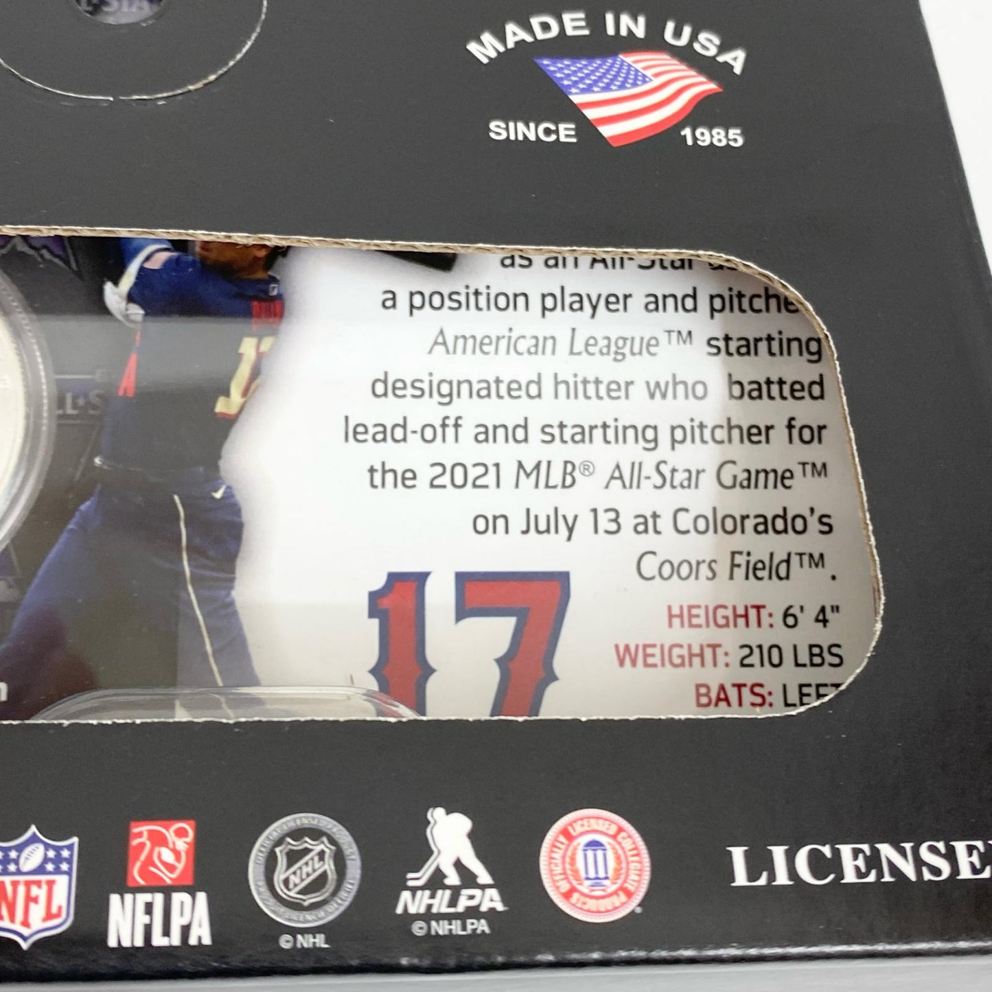 【中古】 大谷翔平 MLBオールスターゲーム2021 初出場記念 シルバーコインカード ロサンゼルス・エンゼルス【加古川店】