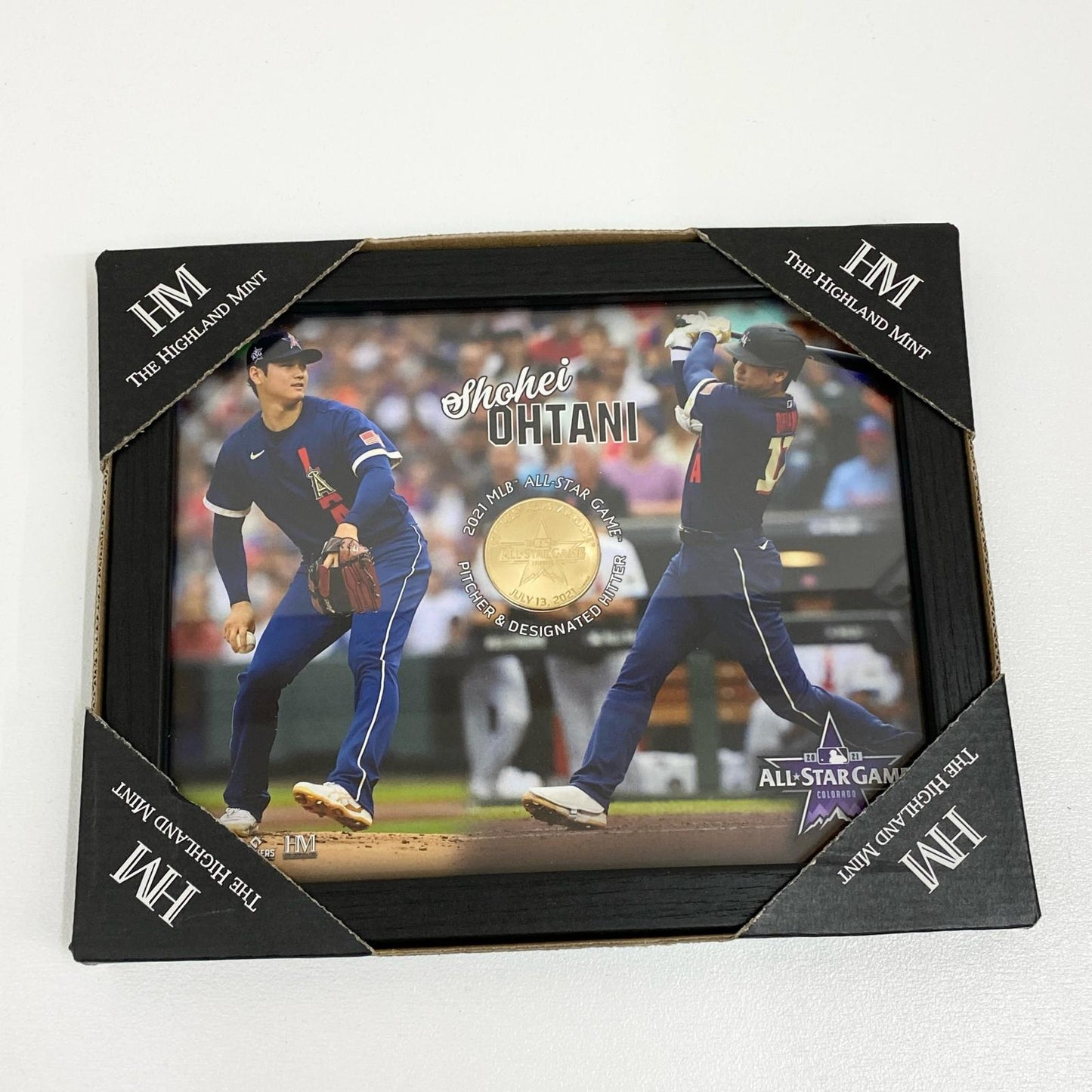【中古】 大谷翔平 MLBオールスターゲーム2021 初出場記念 デスクトップブロンズコイン フォトミント【加古川店】