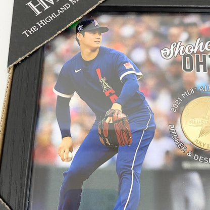 【中古】 大谷翔平 MLBオールスターゲーム2021 初出場記念 デスクトップブロンズコイン フォトミント【加古川店】