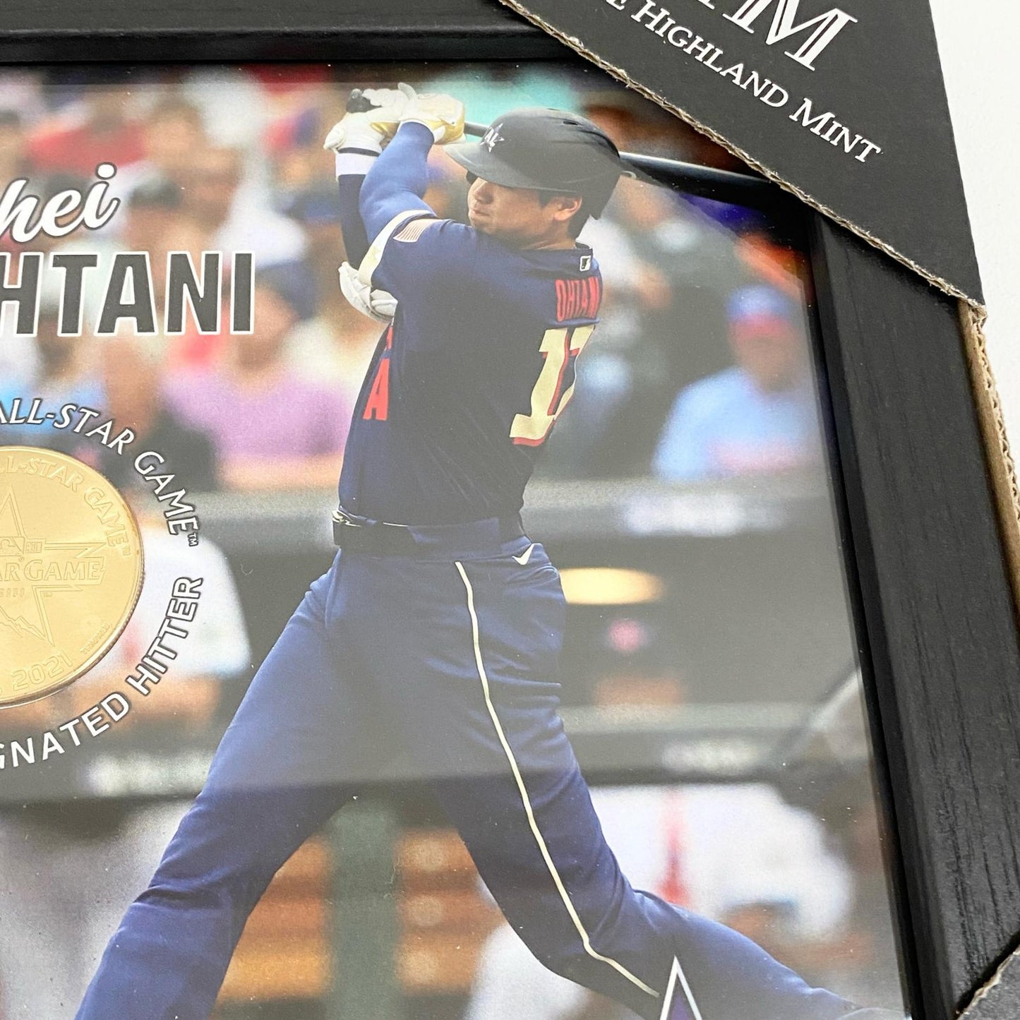 【中古】 大谷翔平 MLBオールスターゲーム2021 初出場記念 デスクトップブロンズコイン フォトミント【加古川店】