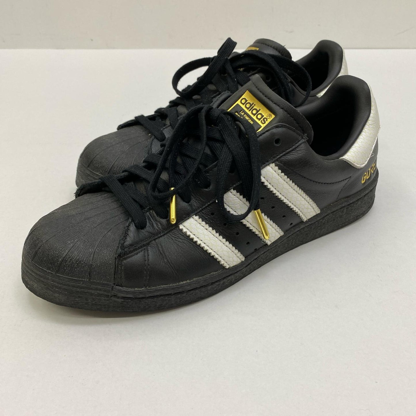 【中古】adidas | アディダス Superstar 82 GORE-TEX スニーカー ID3265 ブラック【加古川店】