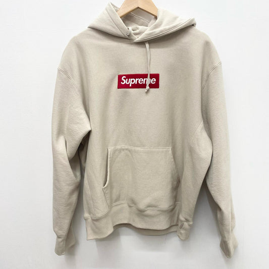 Supreme | シュプリーム box logo hooded sweatshirt プルオーバーパーカー Mサイズ 24AW パーカー アイボリー サイズ：M