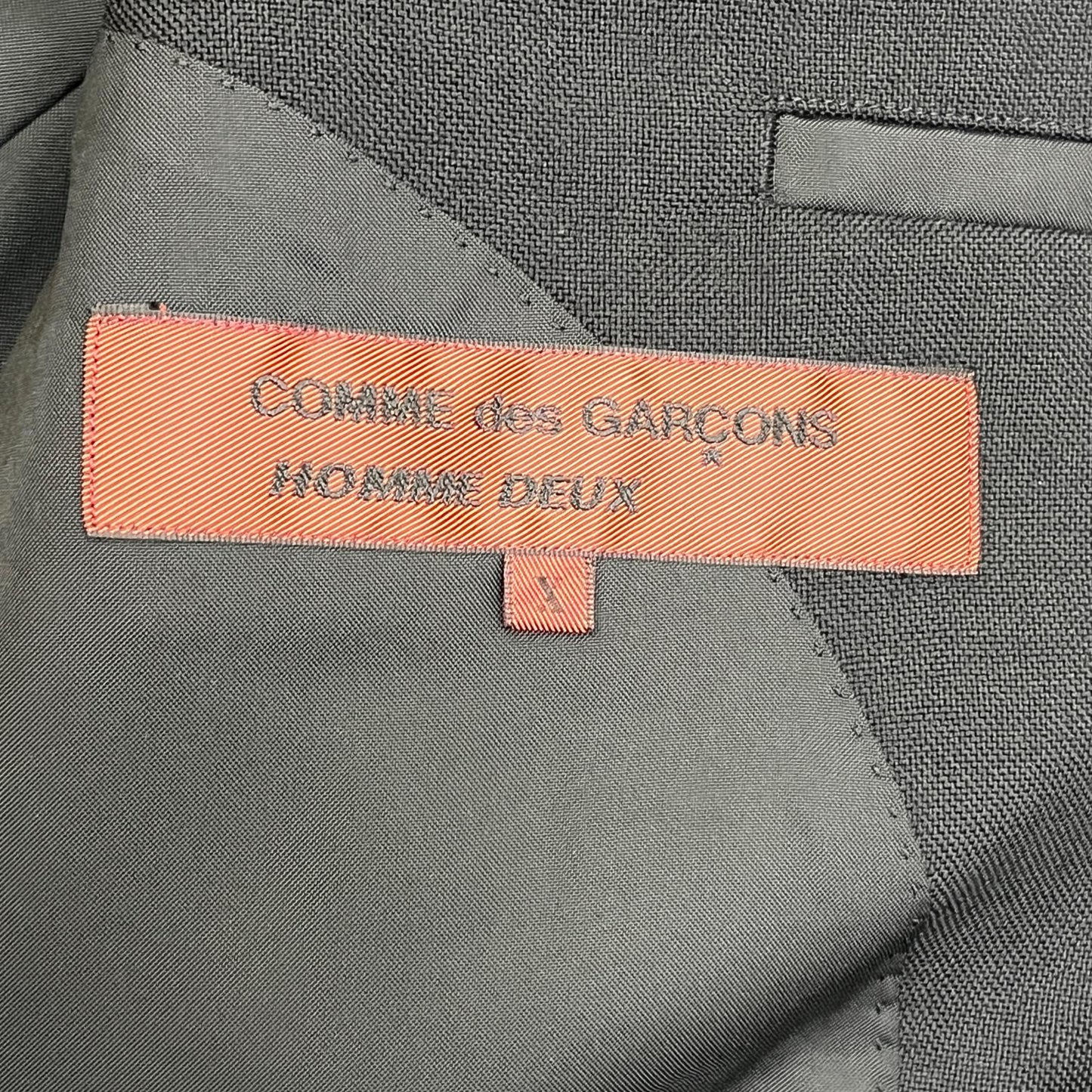 【中古】COMME des GARCONS | コムデギャルソン テーラードジャケット DK-J001 ブラック【加古川店】