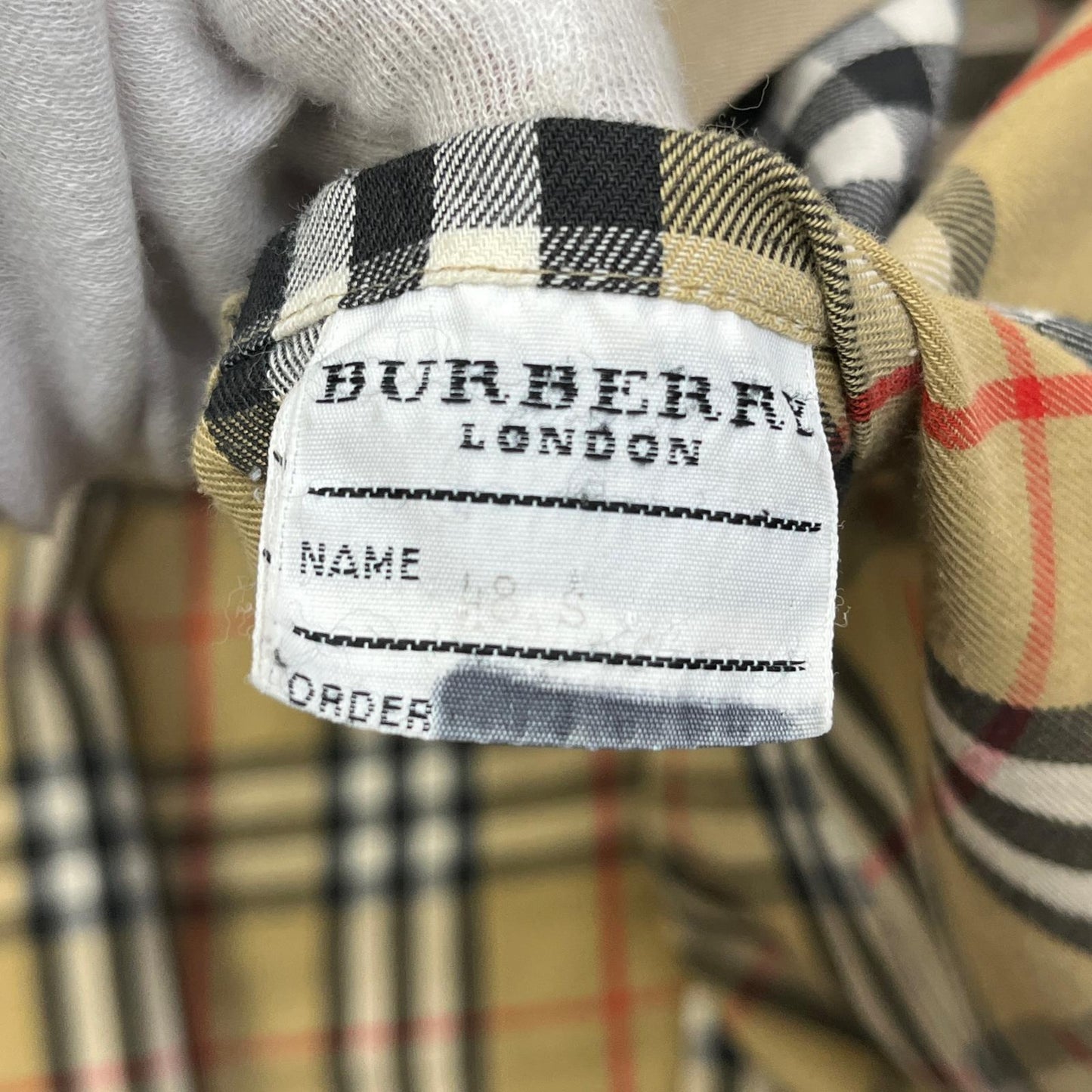 【中古】BURBERRY LONDON | バーバリーロンドン イングランド製 トレンチコート ベージュ【加古川店】