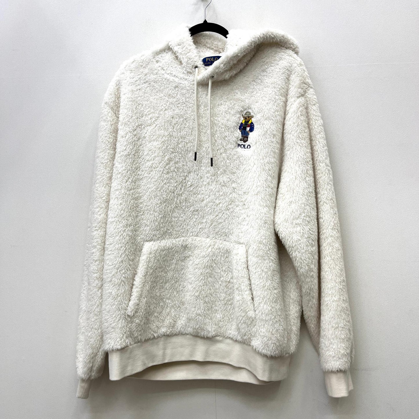 【中古】POLO RALPH LAUREN | ポロ・ラルフローレン polo bear boa hoodie パーカー ホワイト サイズ：XL【加古川店】