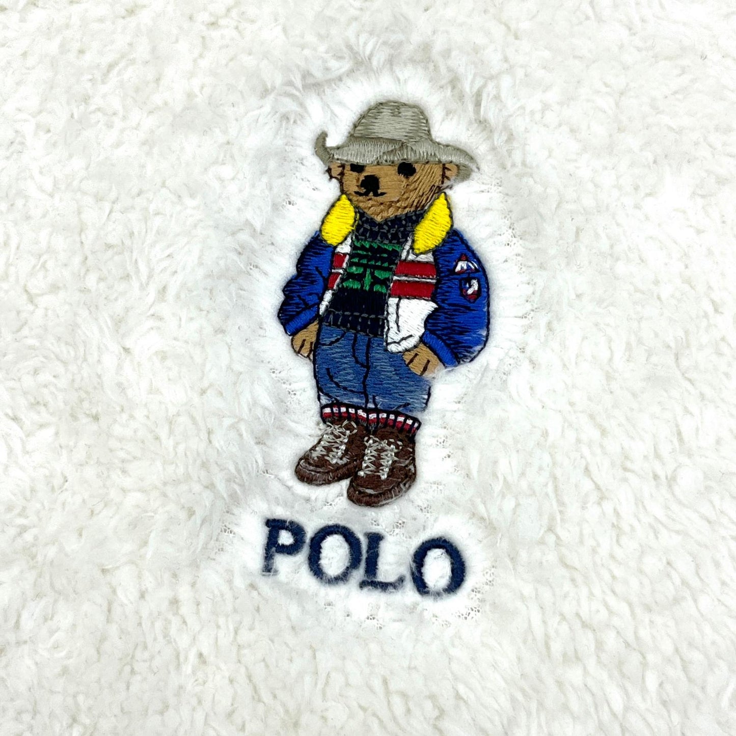 【中古】POLO RALPH LAUREN | ポロ・ラルフローレン polo bear boa hoodie パーカー ホワイト サイズ：XL【加古川店】