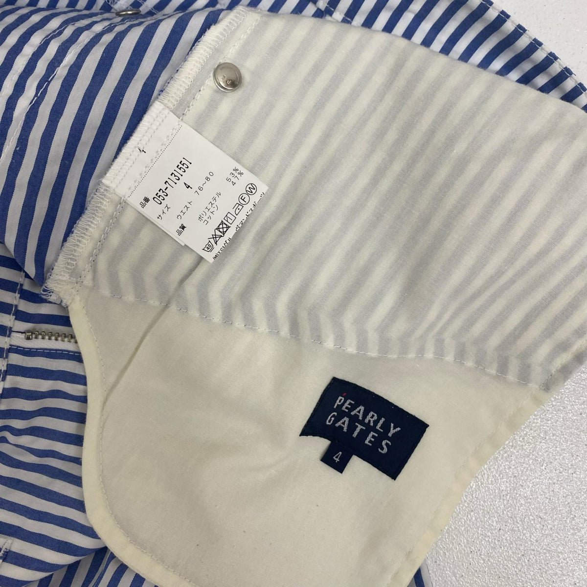 PEARLY GATES | パーリーゲイツ PEARLY GATES ｼｱｻｯｶｰ ﾛﾝｸﾞﾊﾟﾝﾂ ｻｲｽﾞ:4【加古川店】