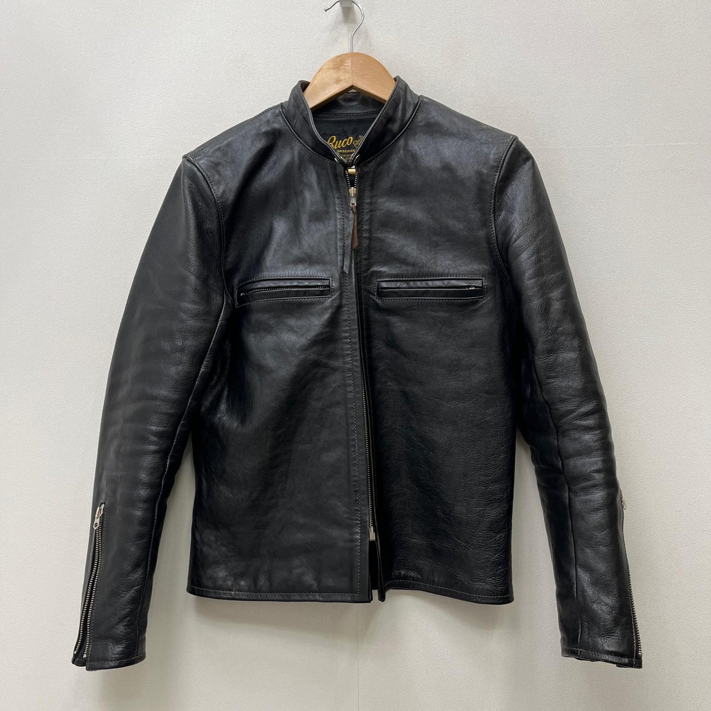 【中古】BUCO(REAL McCOY'S) | ブコ J-100 single riders jacket 茶芯 ライダースジャケット ブラック【加古川店】